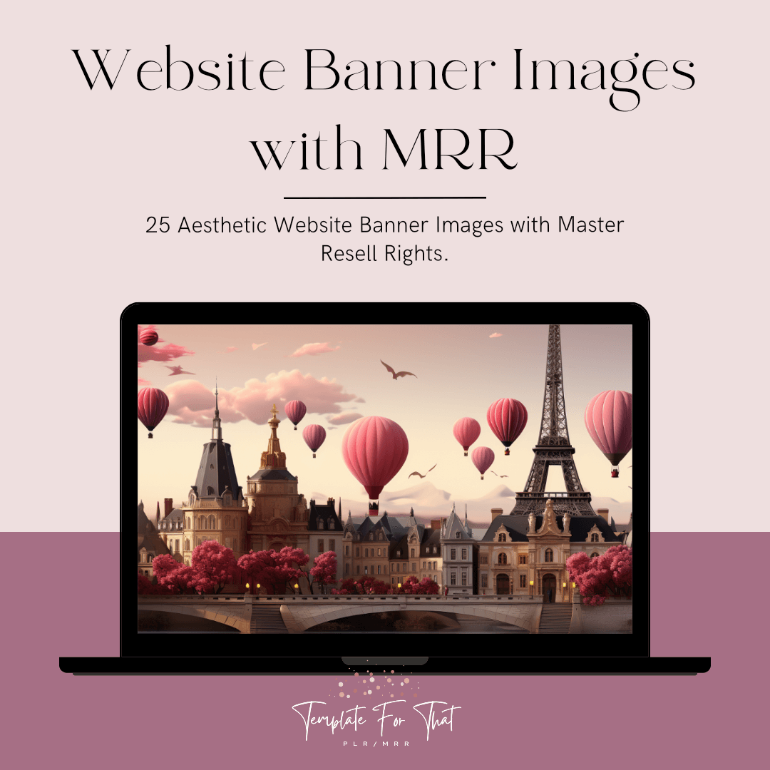 Stock Images for Website Banners with PLR/MRR