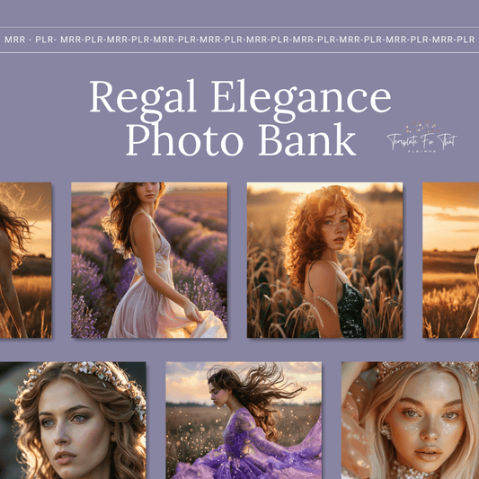 Royal Elegance Photo Bank with PLR & MRR