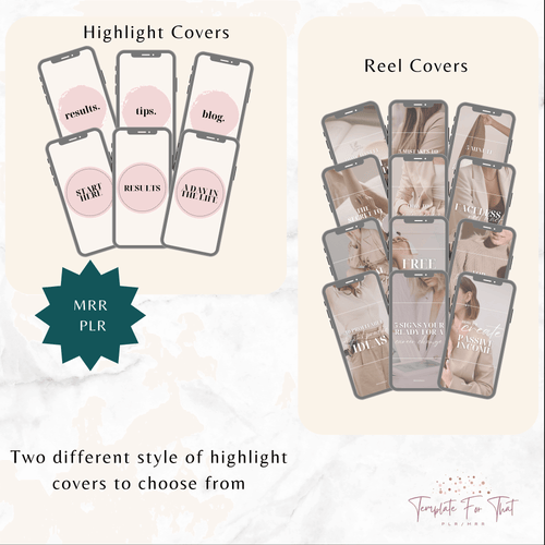 Instagram Starter Bundle with MRR & PLR 
