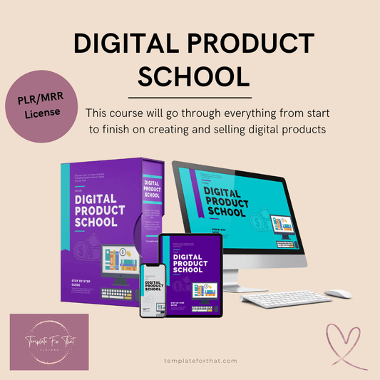 PLR Digital Product School Course 