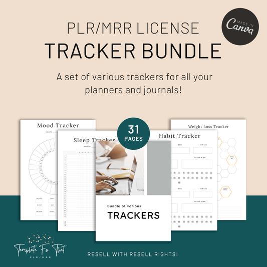 Printable Trackers with Master Resell Rights 