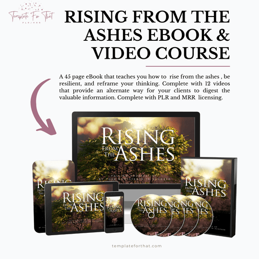 Rising from the Ashes eBook with MRR