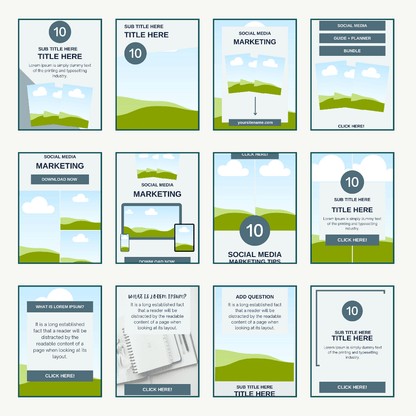 Pinterest mockups with PLR/MRR