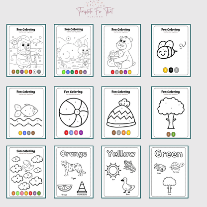 Printable coloring books with MRR/PLR