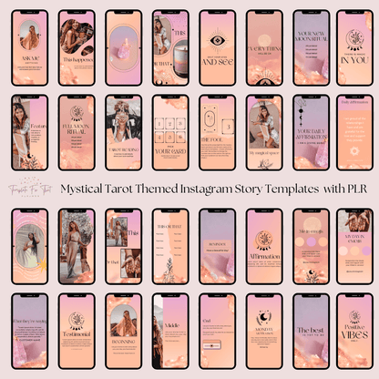 Tarot Themed Story Templates with PLR 