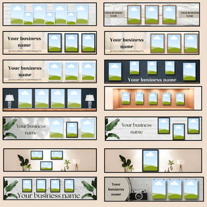 Etsy Banner Templates with PLR/MRR 