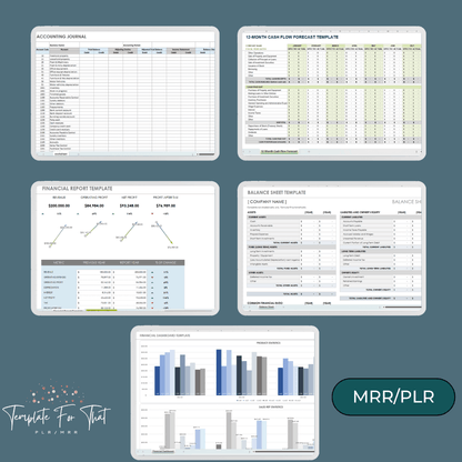 Excel Templates with MRR/PLR