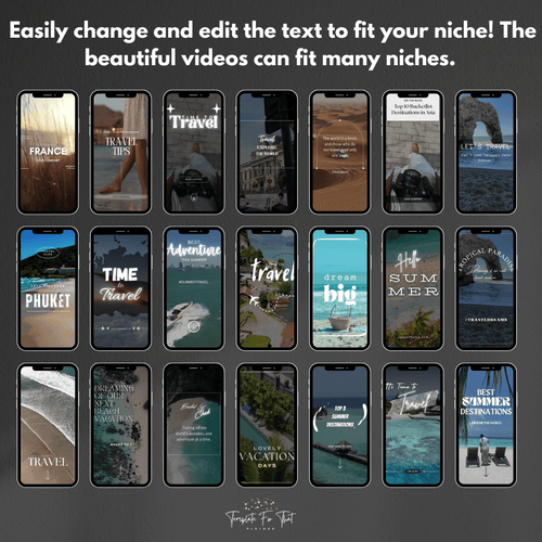 PLR Travel Reels 