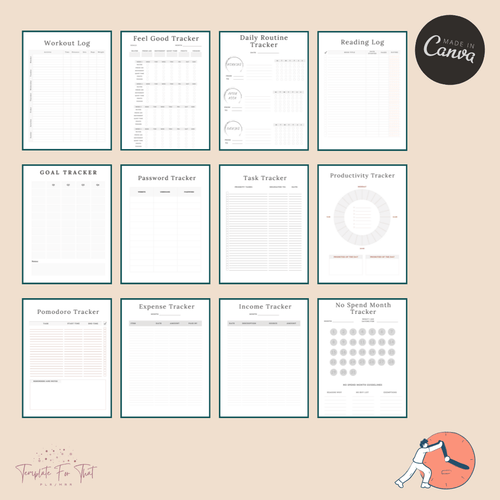 Printable Trackers with Master Resell Rights 