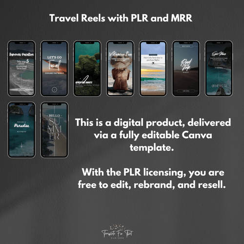 PLR Travel Reels 