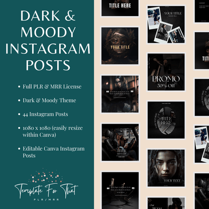 Done for you social media templates with PLR and MRR