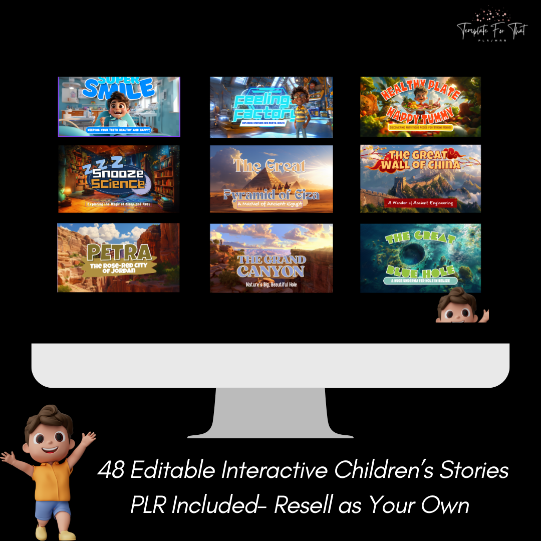 The Ultimate Kids Story Book Bundle with PLR
