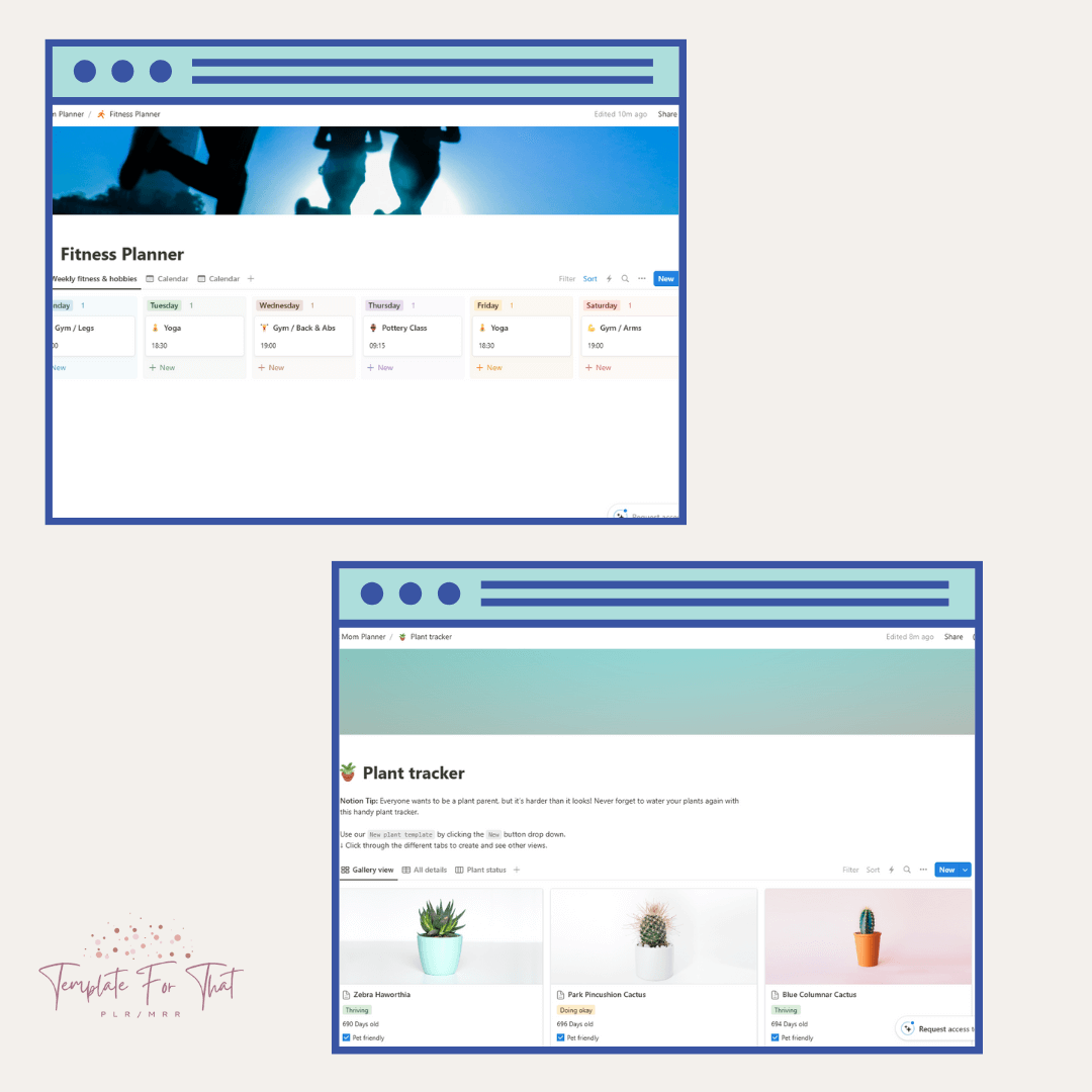 That Mom Notion Planner with MRR & PLR 