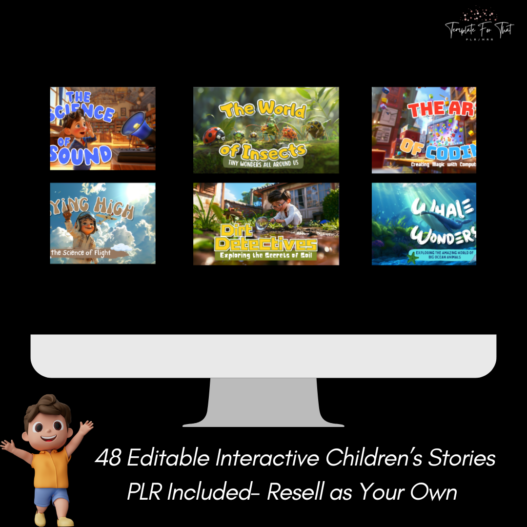 The Ultimate Kids Story Book Bundle with PLR