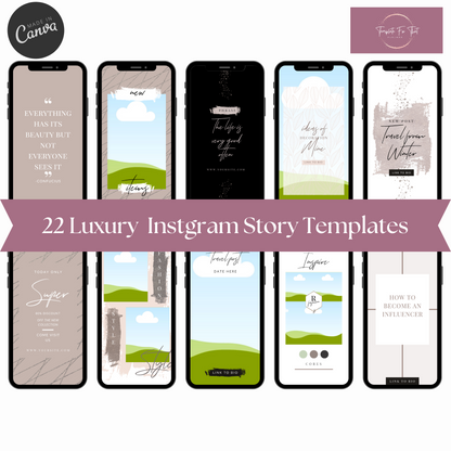 Luxury Themed Story Templates with MRR 