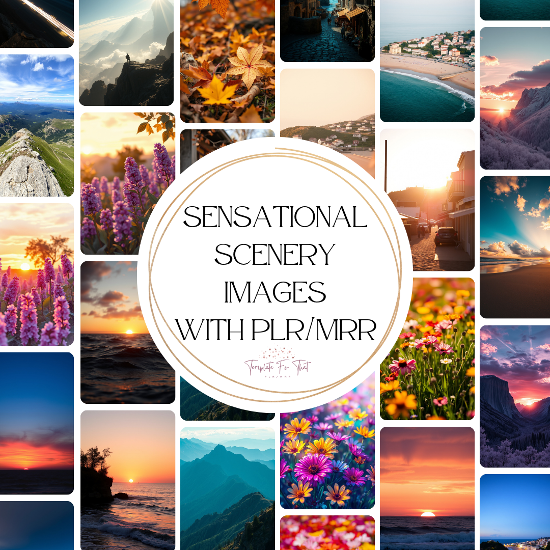 51 PLR stock images of landscapes and nature