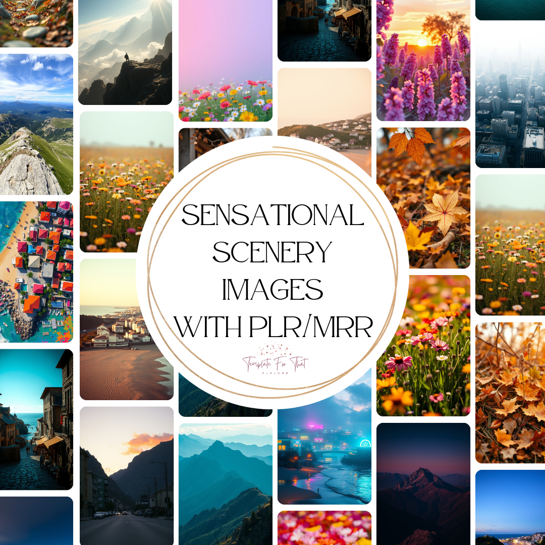 51 PLR stock images of landscapes and nature